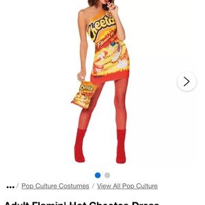 Spirit Flamin' Hot Cheetos Dress with Red Accents
